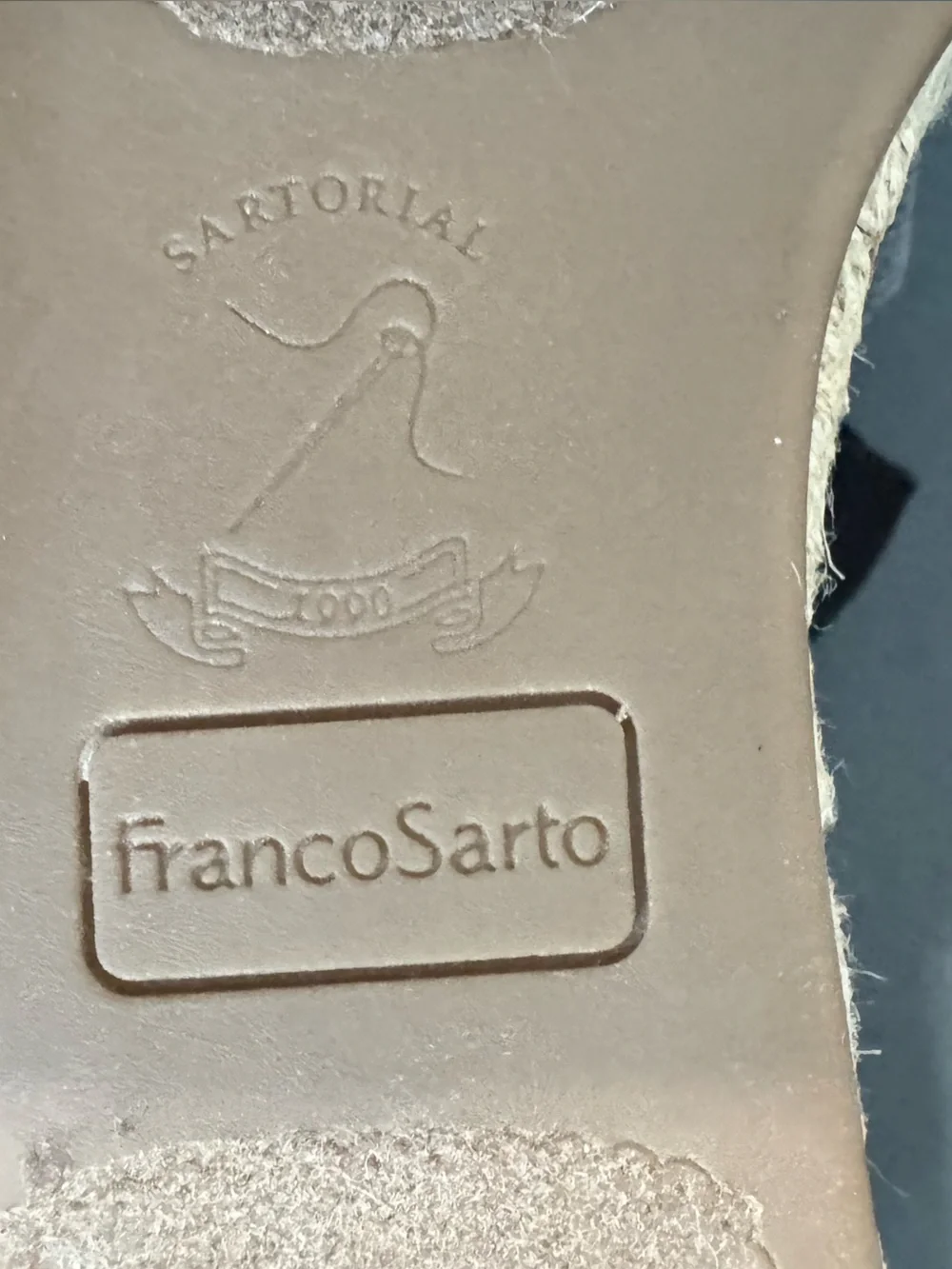 Franco Sarto Canvas Espadrille Lace-Up tiesSize 6M